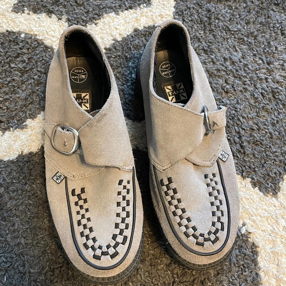 T.U.K suede loafers